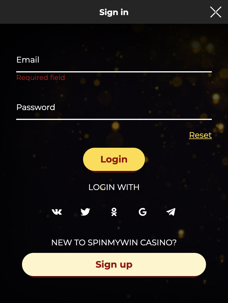 SpinMyWin Casino Login ️ Spin My Win Sign In